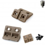 LC Offset Light Mount Dupont Coyote Brown Rail Tmc (tmc-3025-cb)