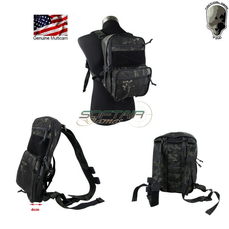 Mini Zaino 410 Type Flatpack Multicam® Black Genuine Usa Tmc (tmc-2529-mcbk)