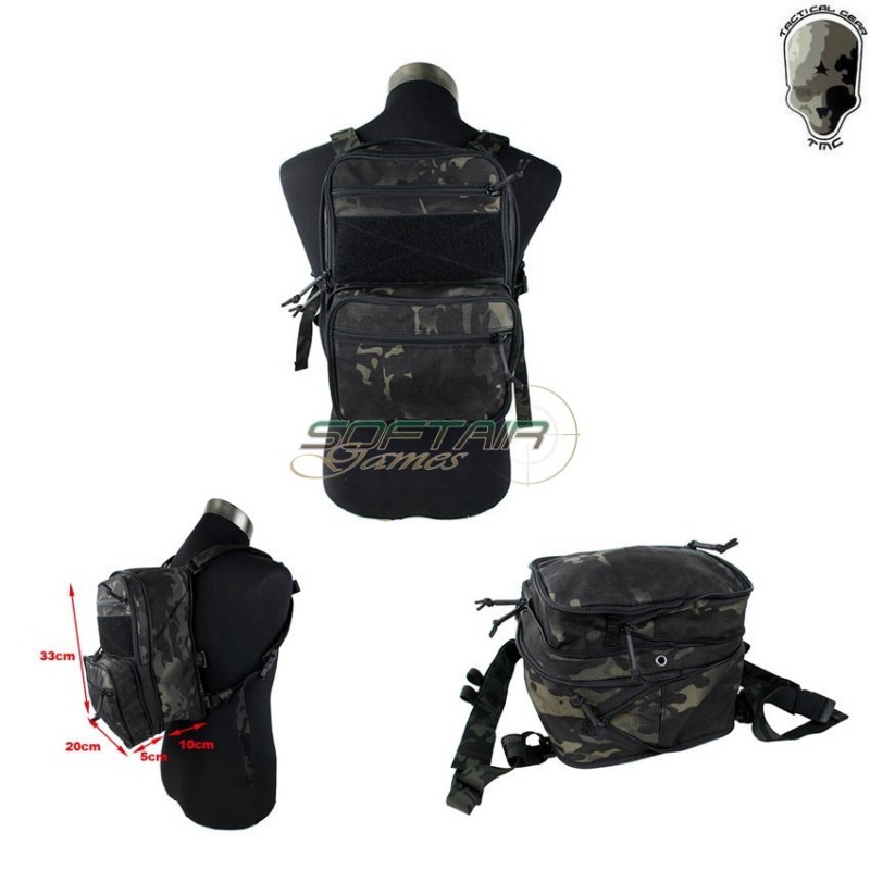 Mini Zaino 410 Type Flatpack Multicam® Black Genuine Usa Tmc (tmc-2529-mcbk)