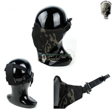 Pdw Ver.2.0 Half Face Protective Mesh Mask Multicam Black Tmc (tmc-2589-mcbk)