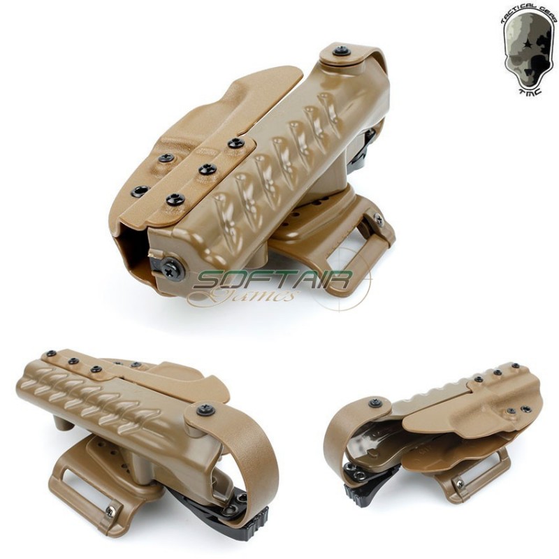 Rigid Holster Sog Pac Dark Earth For Glock Pistol Tmc (tmc-2039-de)