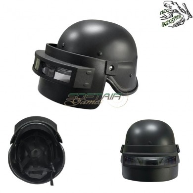 Real Version Elmetto Lev.3 Pg Style Black Frog Industries® (fi-pg-3-bk)