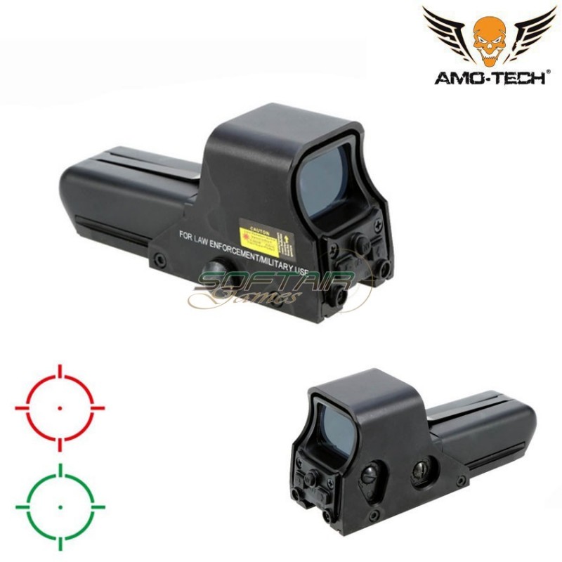 New Generation Holographic Hd552 Dot Black Amo-tech® (amt-hd552-bk)