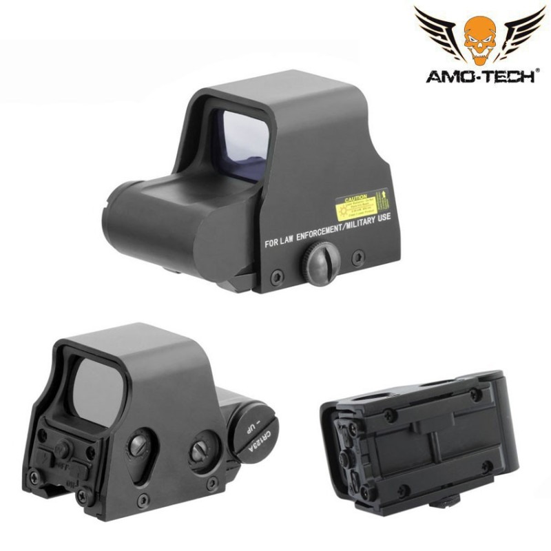 New Generation Holographic Hd553 Xps Type Dot Black Amo-tech® (amt-hd553-bk)