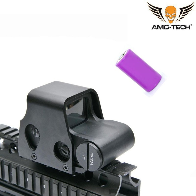 New Generation Holographic Hd553 Xps Type Dot Black Amo-tech® (amt-hd553-bk)