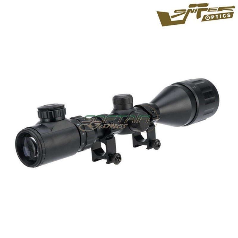 Ottica Reticolo Illuminato 3-9x50aoeg Black Sniper Optics® (so-3-9x50aoeg)