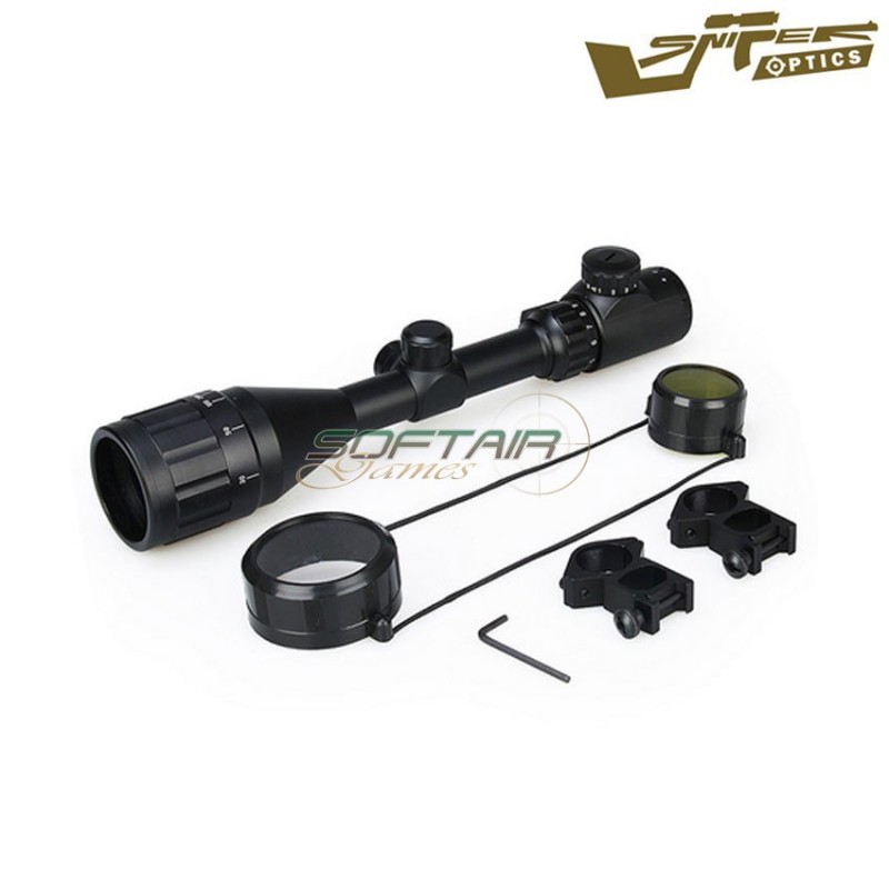 Scope Illuminated Reticle 3-9x50aoeg Black Sniper Optics® (so-3-9x50aoeg)