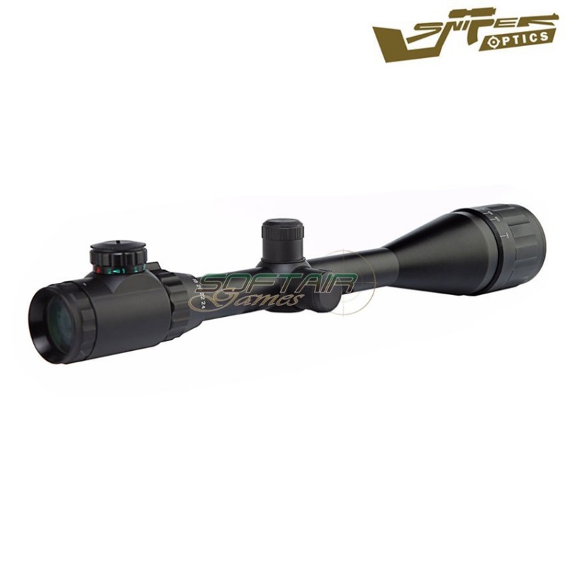 Ottica Reticolo Illuminato 6-24x50aoeg Black Sniper Optics® (so-6-24x50aoeg)