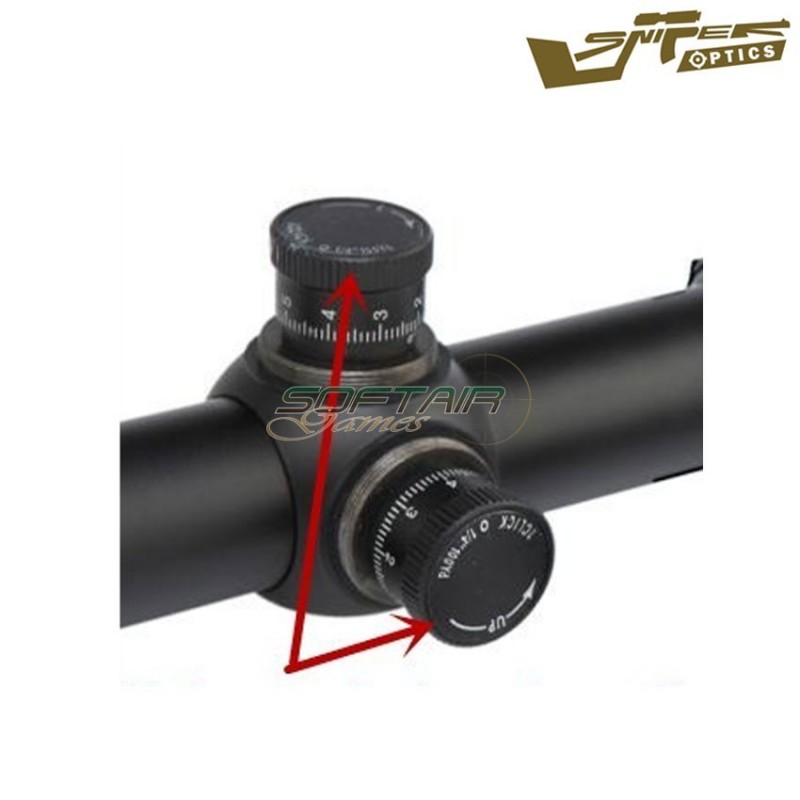 Scope Illuminated Reticle 6-24x50aoeg Black Sniper Optics® (so-6-24x50aoeg)