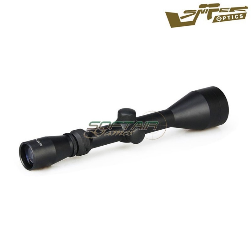 Ottica 3-9x50 Black Sniper Optics® (so-3-9x50)