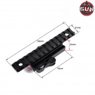 Adattatore Mount 20mm Rail Qd 135mm Gun Five (gf-008)