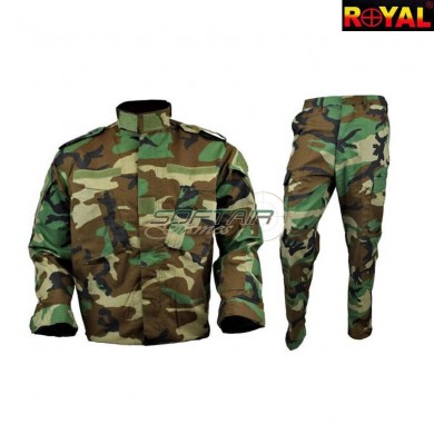 Complete Uniform Zip Woodland Royal (uni-w)