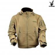 Softshell Jacket Shark Skin Coyote Tan Js Tactical (jw-br) Softshell Jacket Shark Skin Coyote Tan Js Tactical (jw-br)