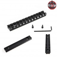 12 Slots 20mm Rail Weaver Gun Five (gf-018)