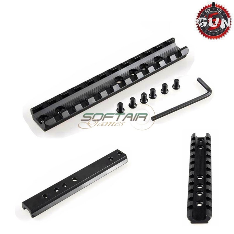 11 Slots 20mm Rail Weaver Gun Five (gf-019)