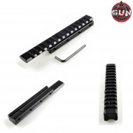 Weaver Type 2 Dovetail Extension From 11mm To 20mm Gun Five (gf-038-bk)