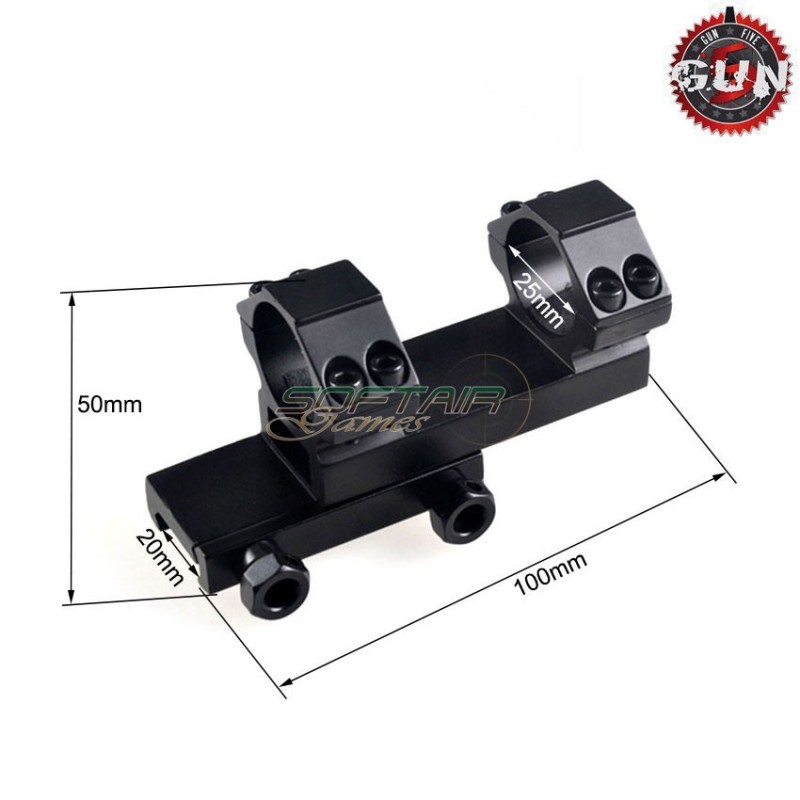 100mm Type 2 Scope Mount For 11mm Rail Gun Five (gf-047)