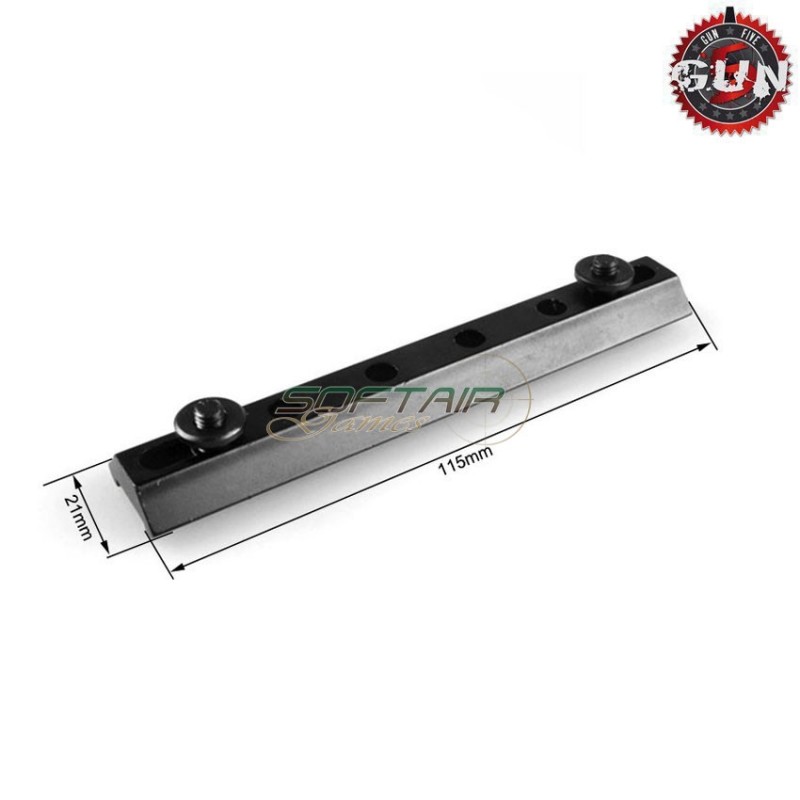 Slitta Universale 115mm Da 20mm Gun Five (gf-051)