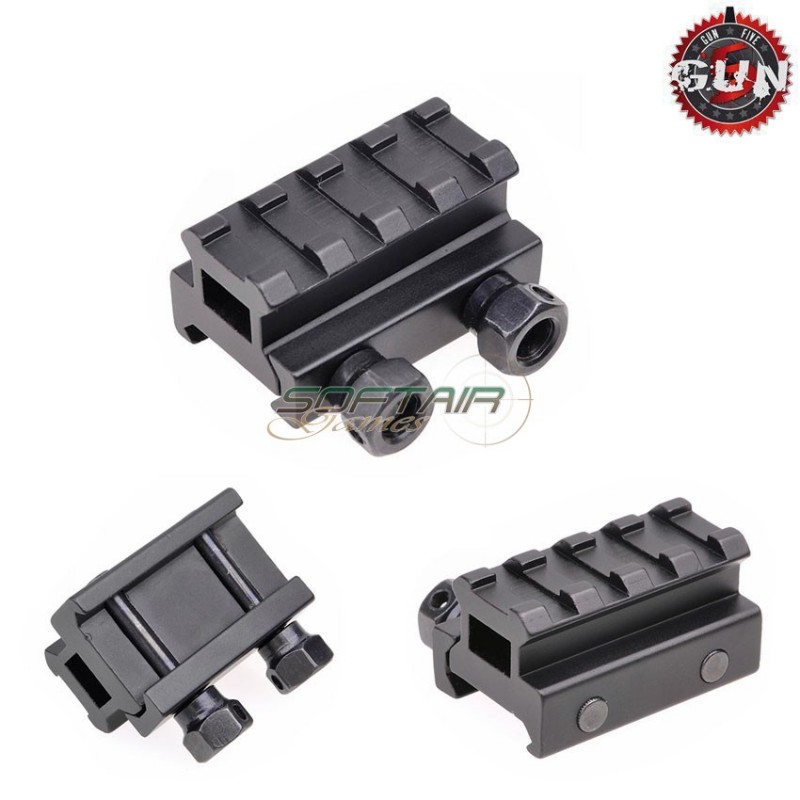 Flat Top Slitta Di Rialzo Da 24mm Short Gun Five (gf-066)