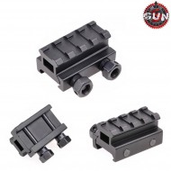 Flat Top Slitta Di Rialzo Da 24mm Short Gun Five (gf-066) Flat Top Slitta Di Rialzo Da 24mm Short Gun Five (gf-066)