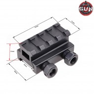 Flat Top Rise 24mm Short Rail Gun Five (gf-066)