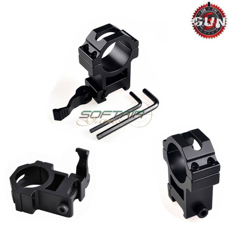 Anello Mount 30mm Qd Ottica/dot Gun Five (gf-072)