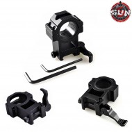Anello Type 3 Mount Ottica/dot 30mm/25mm Qd Gun Five (gf-073)