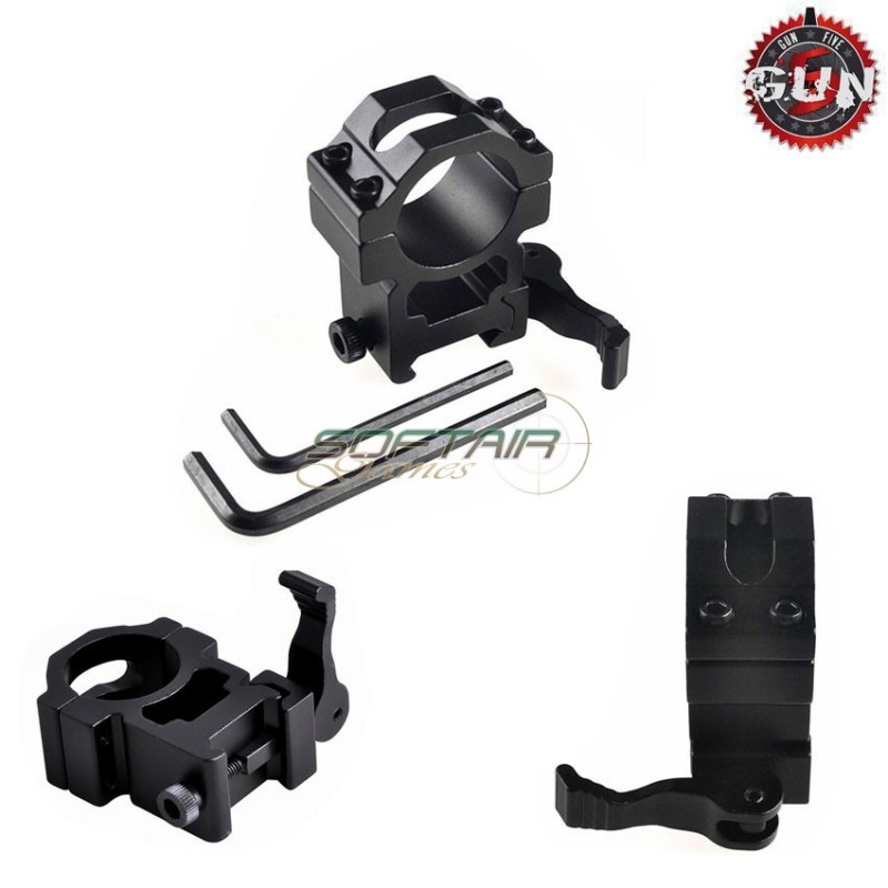 Anello Mount Ottica/dot 25mm Qd Gun Five (gf-074)