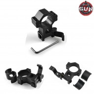 Ring Type 4 Mount Scope/dot 30mm/25mm Qd Gun Five (gf-089)