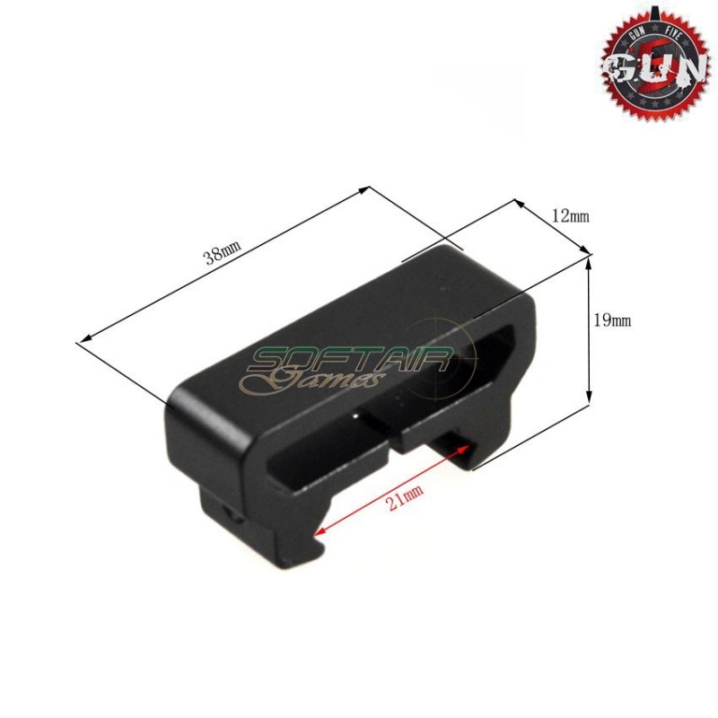 Anello Cinghia Black Military Type 2 Per 20mm Rail Gun Five (gf-js-sw079) Anello Cinghia Black Military Type 2 Per 20mm Rail Gun Five (gf-js-sw079)