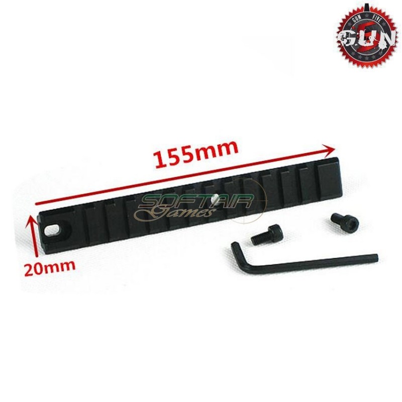 Slitta Universale 155mm Da 20mm Gun Five (gf-119)