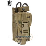 Tasca Lightstick Black Con Velcro Porta Cyalume/bossoli emerson (em6034a)