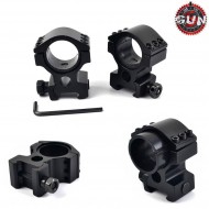 Set 2 Anelli 30mm/25mm Ottica Per 20mm Rail Gun Five (gf-120) Set 2 Anelli 30mm/25mm Ottica Per 20mm Rail Gun Five (gf-120)