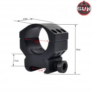 Ring Mount Scope/dot 30mm Gun Five (gf-124)