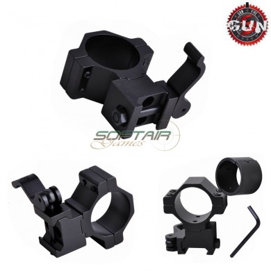 Ring Type 2 Mount Scope/dot 30mm/25mm Qd Gun Five (gf-071)