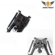 Bipiede Harris Style 6" Doppio Uso Amo-tech® (amt-099-bk)