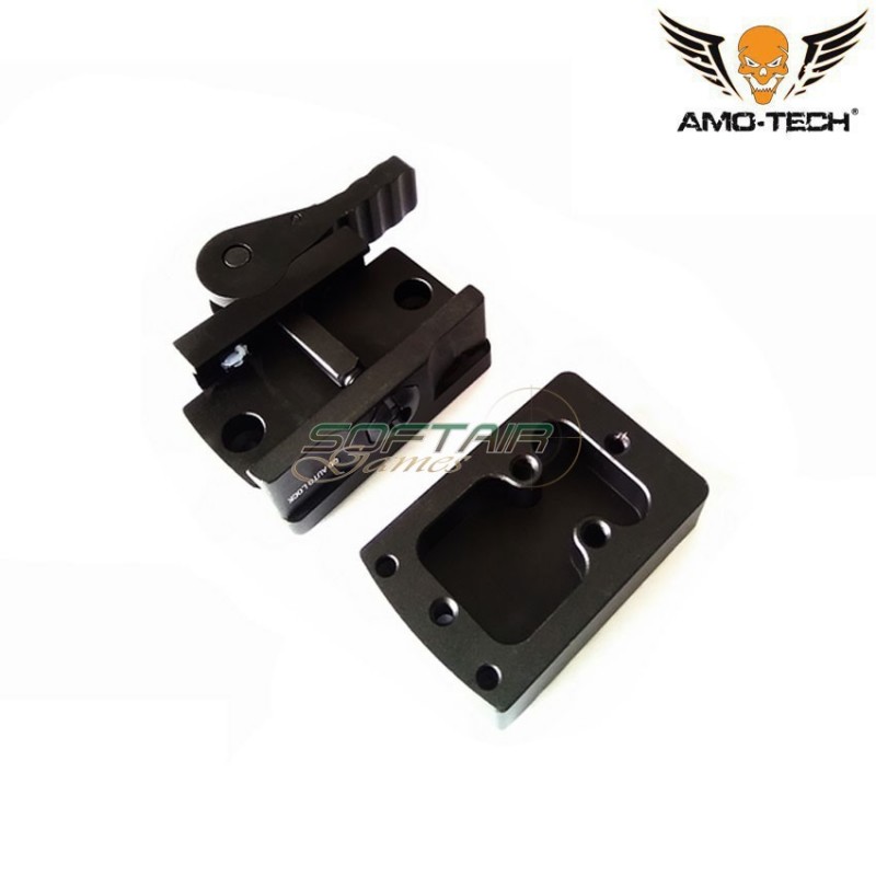 Milsim Realistic Mount Tri Type Docter Black Amo-tech® (amt-251-bk)