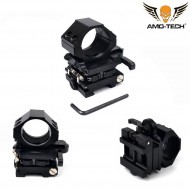 High Pro 30mm Flip-up Mount Qd Et Type Amo-tech® (amt-269-bk)