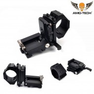High Pro 30mm Flip-up Mount Qd Et Type Amo-tech® (amt-269-bk)