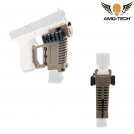 Carbine Kit Kriss Type For Pistol Glock 17/18/19 Dark Earth Amo-tech® (amt-510989-de)