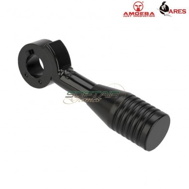 Cocking Handle Type 4 Black Cnc For M700 Stiker Ares Amoeba (ar-611619)