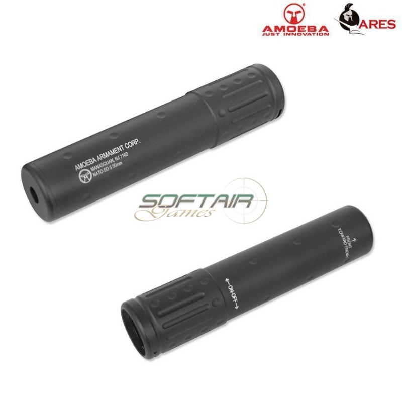 Aac Type Silencer 170mm For Msr/amoeba 09/scar Ares Amoeba (ar-610053)