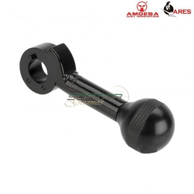 Cocking Handle Type 2 Black Cnc For M700 Stiker Ares Amoeba (ar-611617)