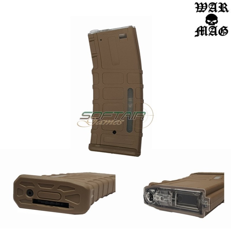 Hi-cap Magazine M4 Style 350bb Tan Warmag (wm-27-tan)