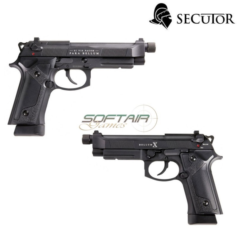 Co2 Pistol Bellum X M9 Grey Secutor (sr-sab0001) Co2 Pistol Bellum X M9 Grey Secutor (sr-sab0001)