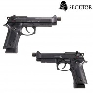 Pistola A Co2 Bellum X M9 Black Secutor (sr-sab0001) Pistola A Co2 Bellum X M9 Black Secutor (sr-sab0001)