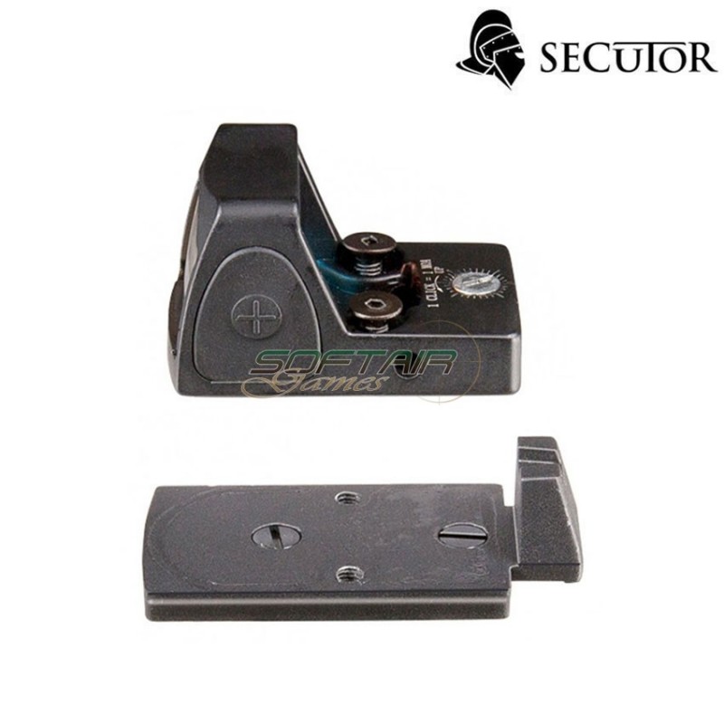 Pistola A Co2 Rudis Magna Xii 1911 Black C/red Dot Secutor (sr-sar0027)