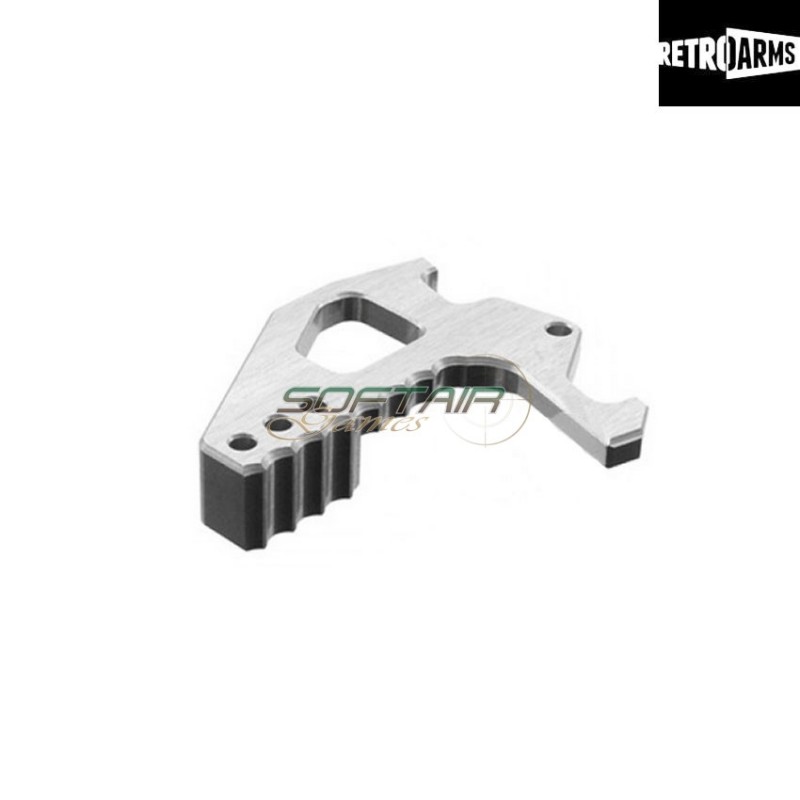 Estensione Leva Di Armamento Cnc M4-b Silver Retroarms (ra-7002)