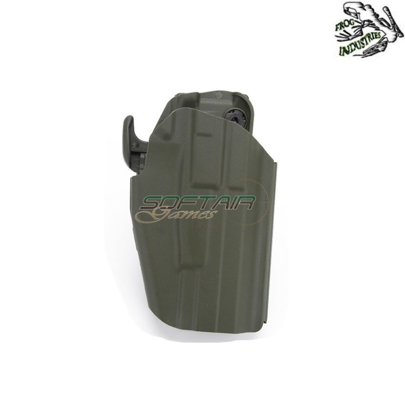 Universal Rigid Holster Right Olive Drab 5x79 Small Type Frog Industries® (fi-wo-gb34v-od)