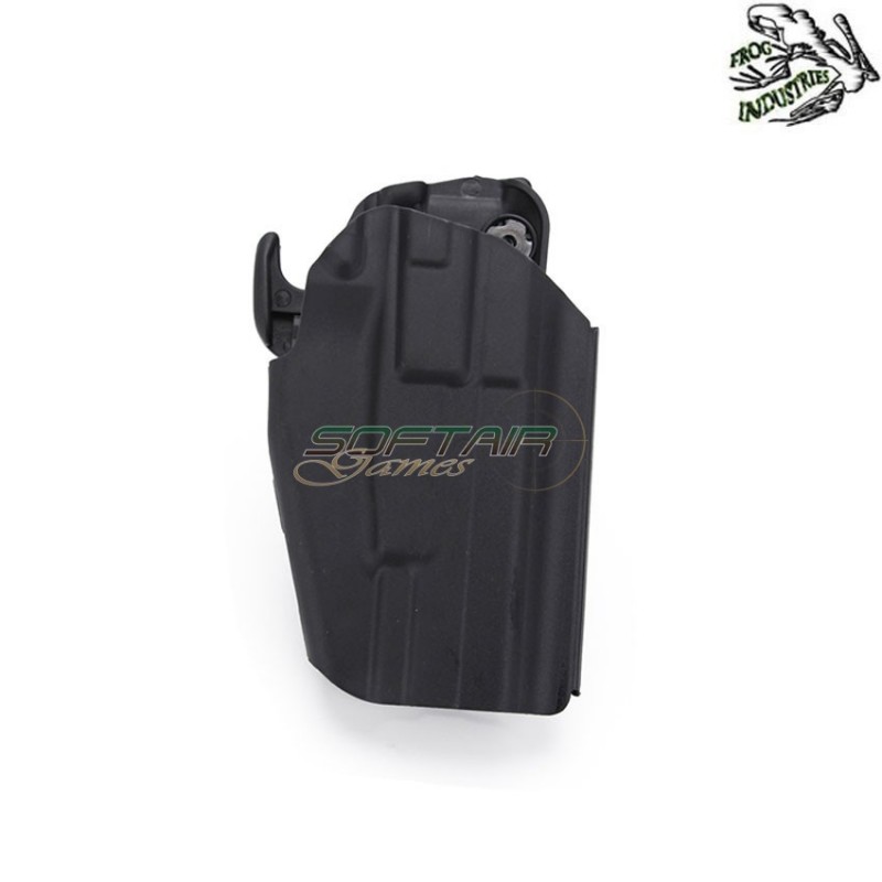 Fondina Destra Rigida Tattica Black 5x79 Universale Large Type Frog Industries® (fi-wo-gb35b-bk)